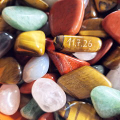 Bunte Trommelsteine