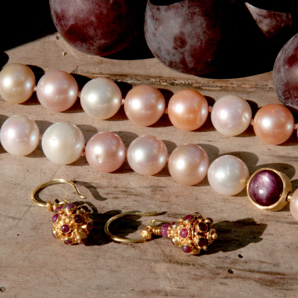 Rubin-Ohrschmuck