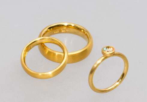 900er Gold Trauringe