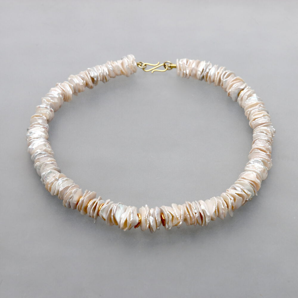 Keshi-Perlen-Kette