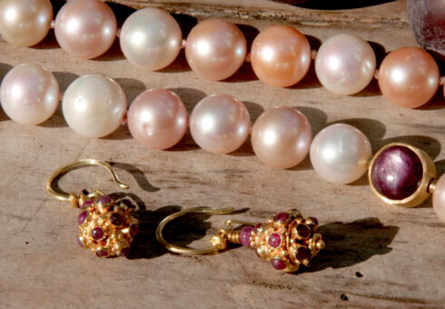 Rubin-Ohrschmuck