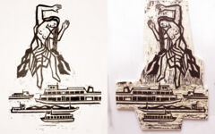 Lorelei, Druckstock; Willibald Blum