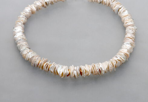 Keshi-Perlen-Kette