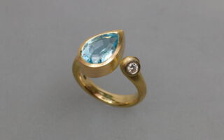Aquamarin-Ring