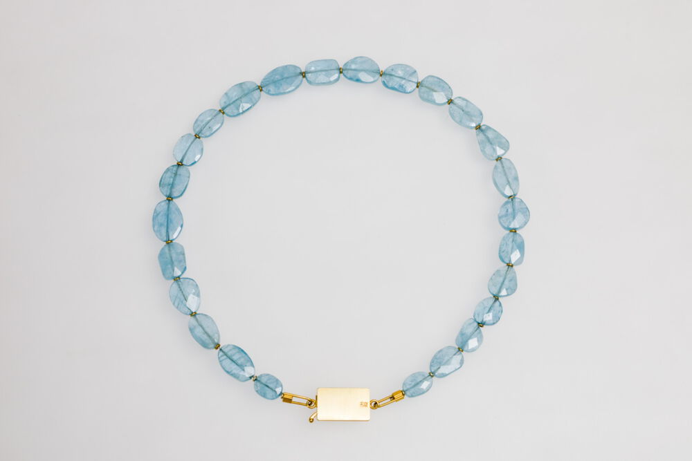 Aquamarin-Kette