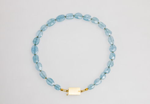 Aquamarin-Kette